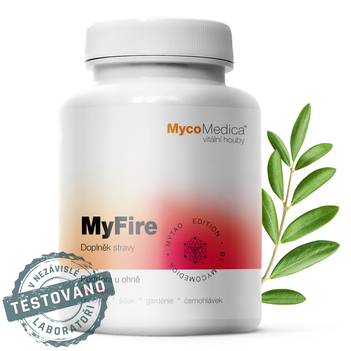 MycoMedica - MyFire, tűztámogatás, 90 gyógynövény kapszula