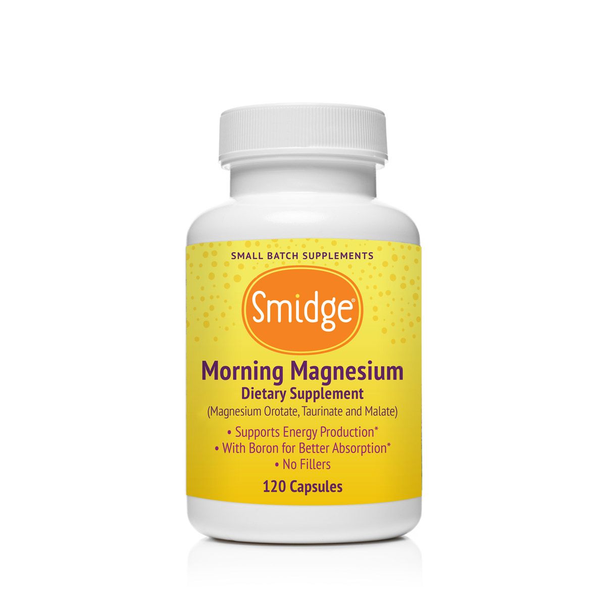 Smidge Morning Magnesium Ranní komplex hořčíků 120 kapslí Obrázek