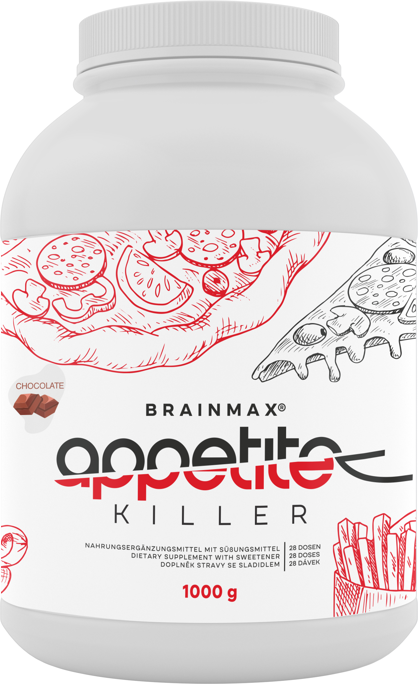BrainMax Appetite Killer, 1000 g Příchuť: Čokoláda Obrázek