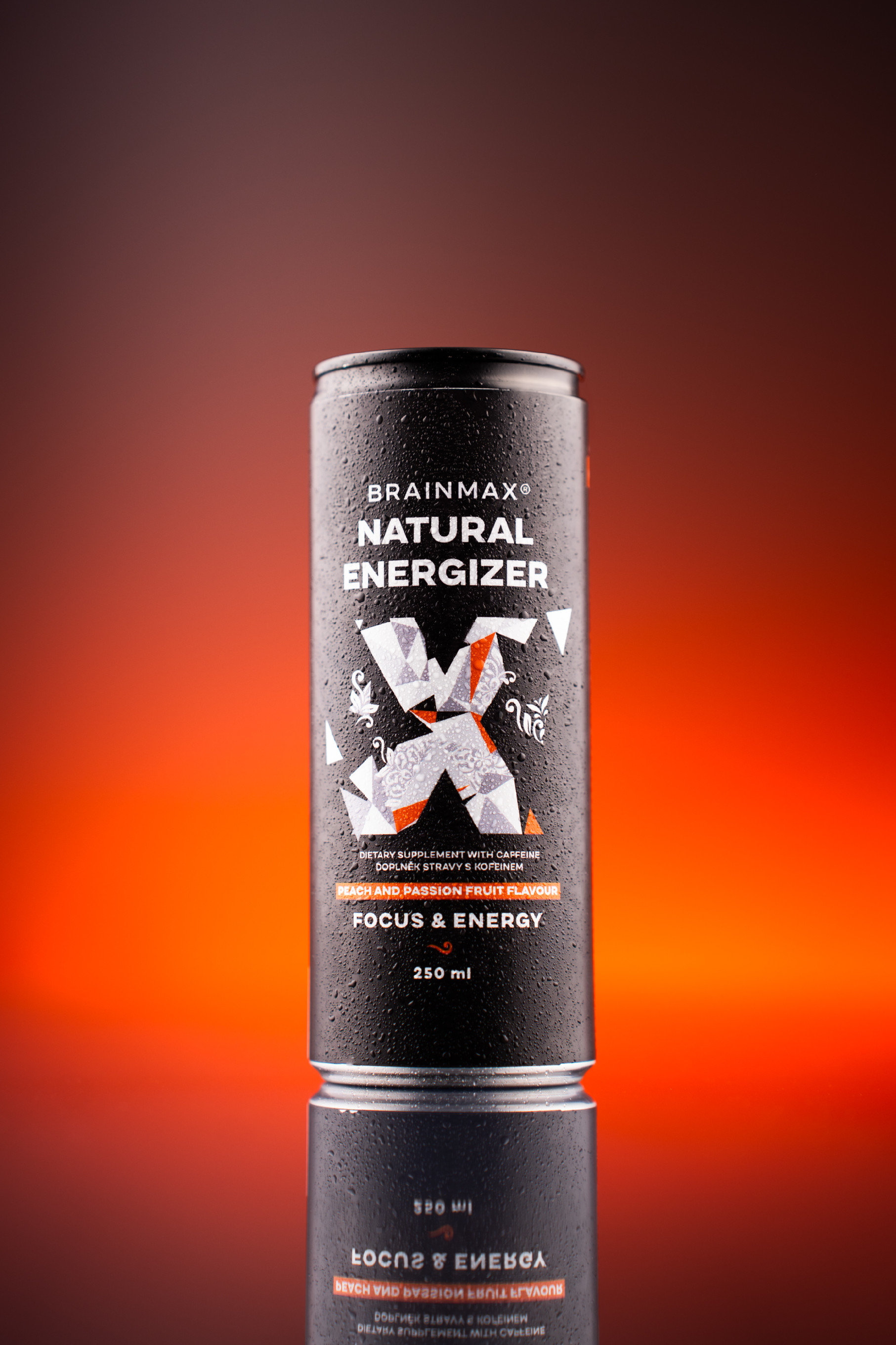BrainMax Natural Energizer, energetický drink, různé druhy, 250 ml Příchuť: Jablko, limetka Obrázek