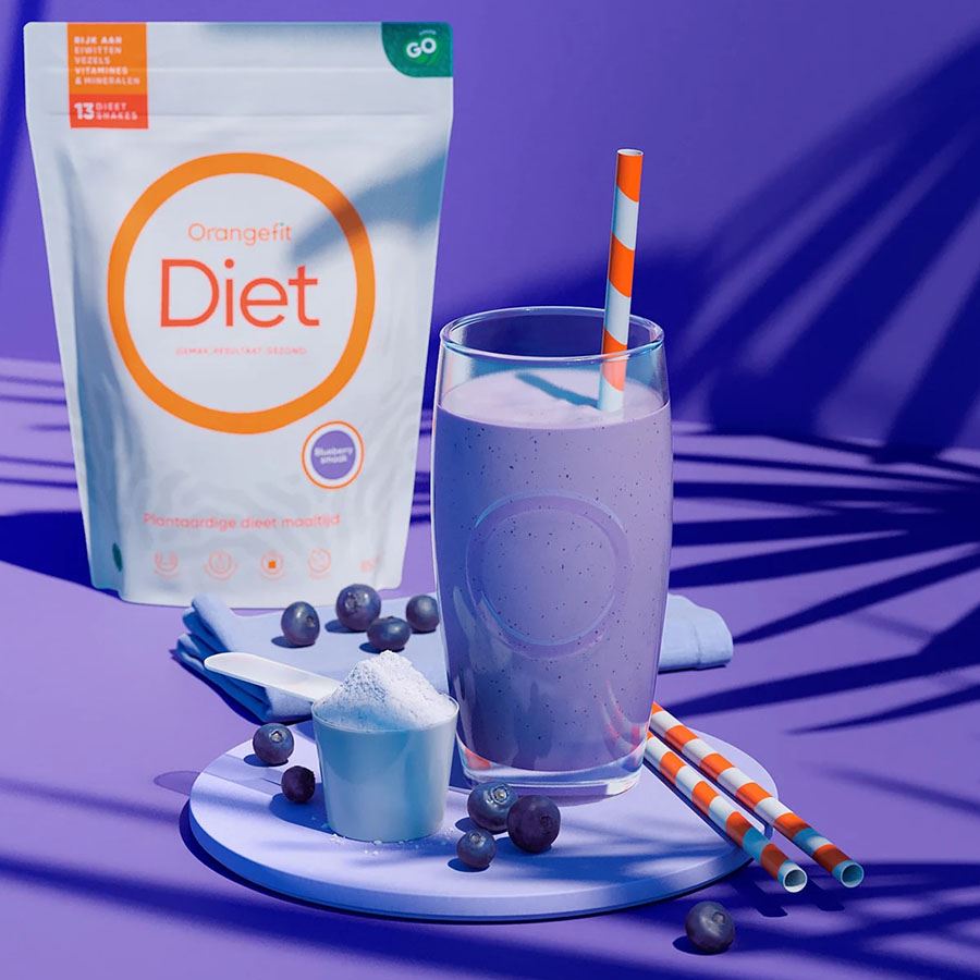 Orangefit Diet, borůvka, 850 g Obrázek