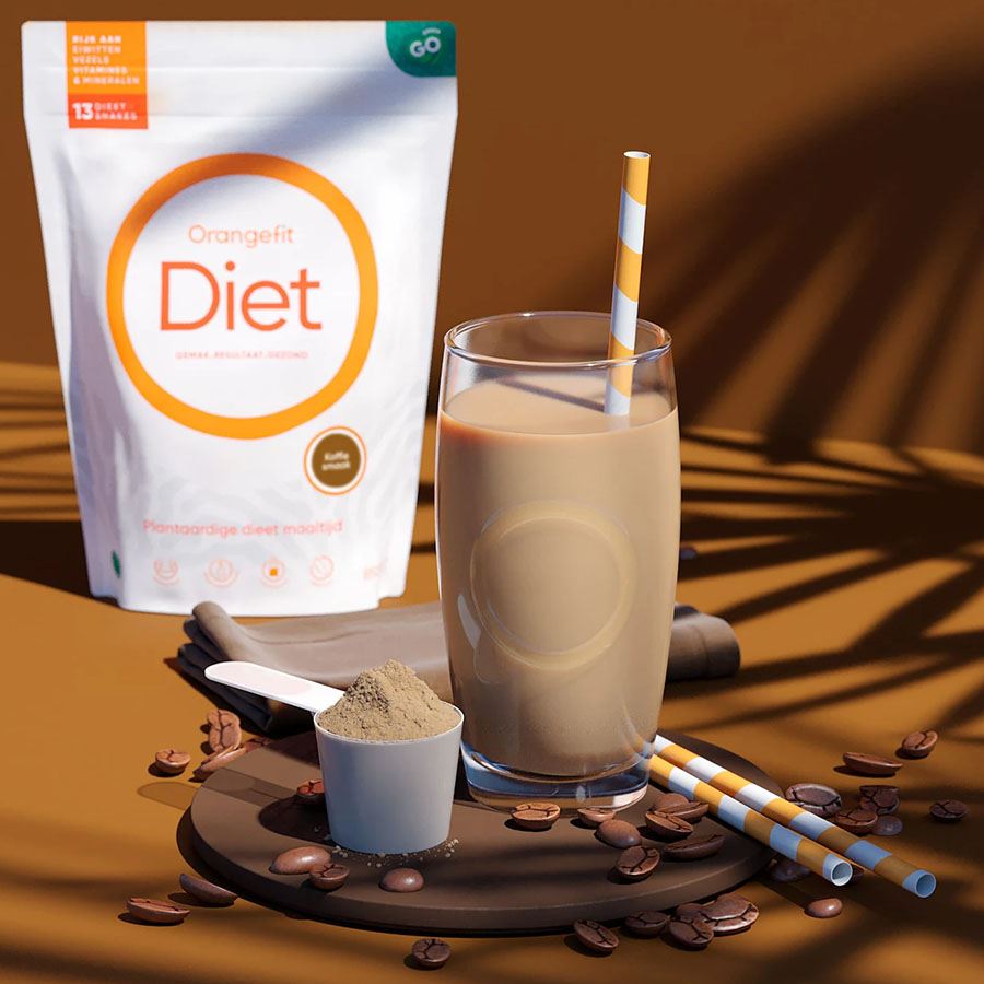 Orangefit Diet, náhrada stravy, káva, 850 g Obrázek