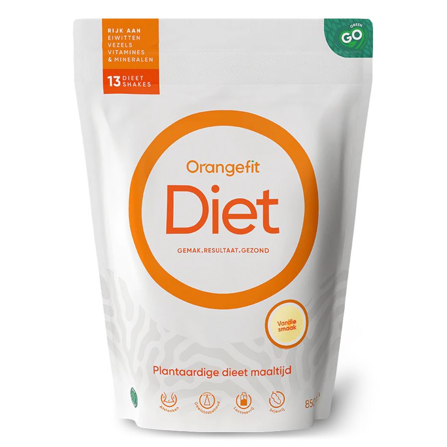 Orangefit Diet, náhrada stravy, vanilka, 850 g