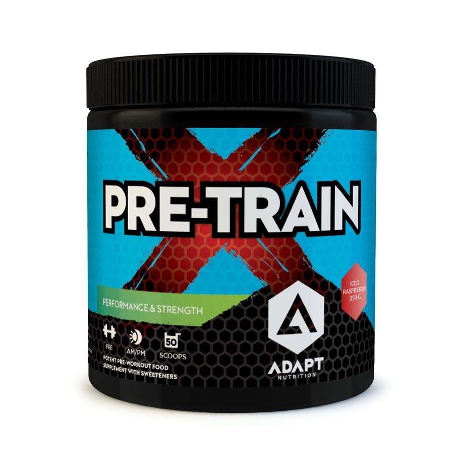 Adapt Nutrition PRE-TRAIN, malina, 350 g