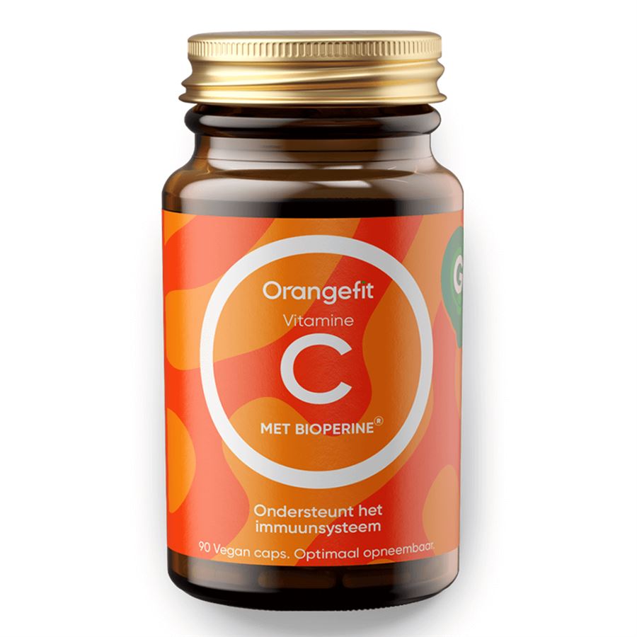 Orangefit Vitamin C s Bioperinem, 90 kapslí