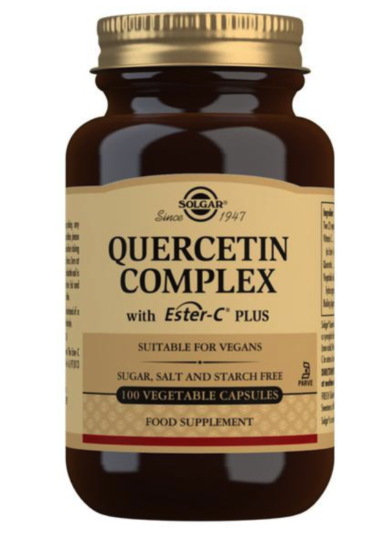 Solgar Quercetin Complex, 100 rostlinných kapslí Obrázek