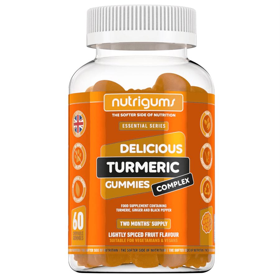 Nutrigums Turmeric Complex, extrakt z kurkumy, 60 želé bonbónů Obrázek