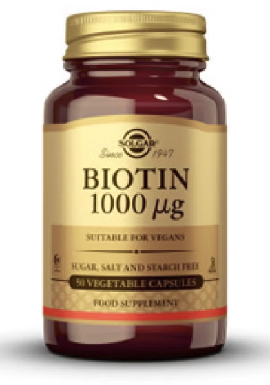 Solgar Biotin 1000 mcg 50 kapslí Obrázek