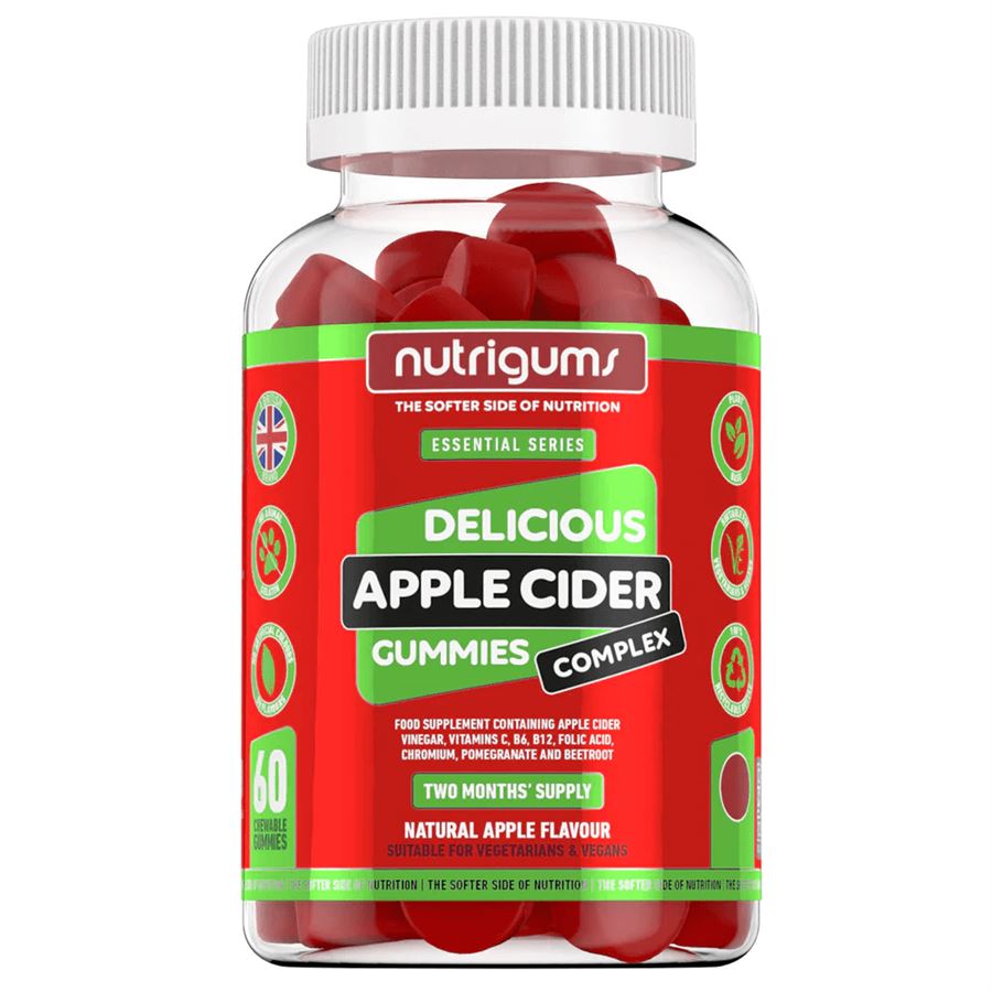 Nutrigums Apple Cider Complex, jablečný ocet, 60 želé bonbónů Obrázek