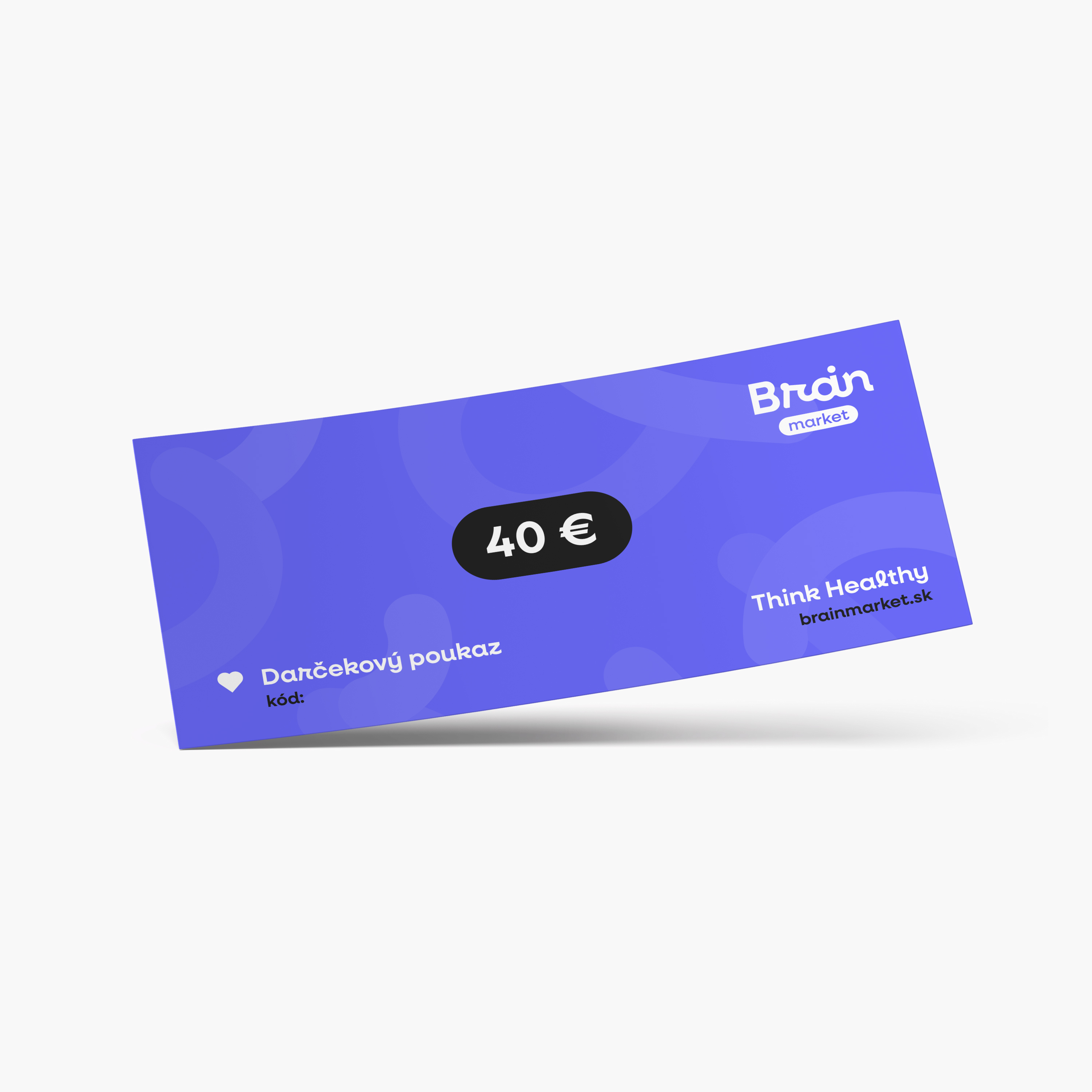 BrainMax Darčeková elektronická poukážka 40€