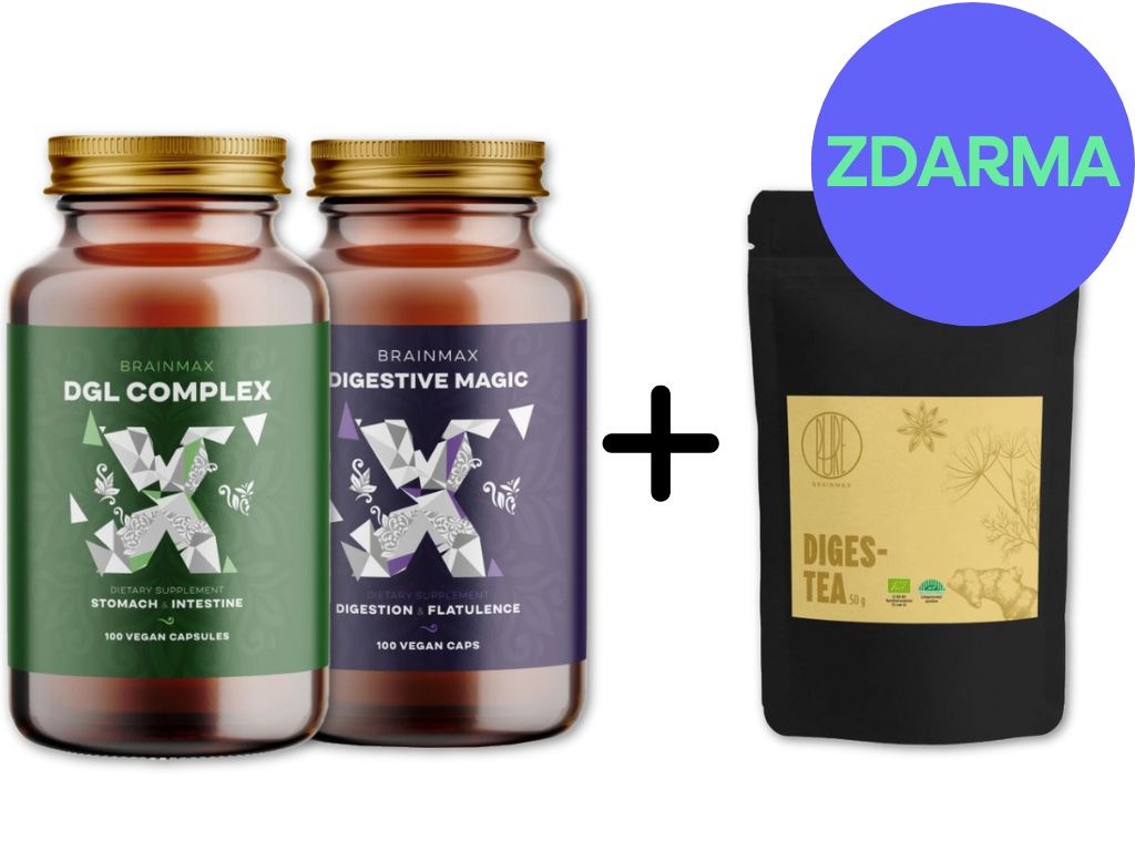 BrainMax sada Trávenie + darček!