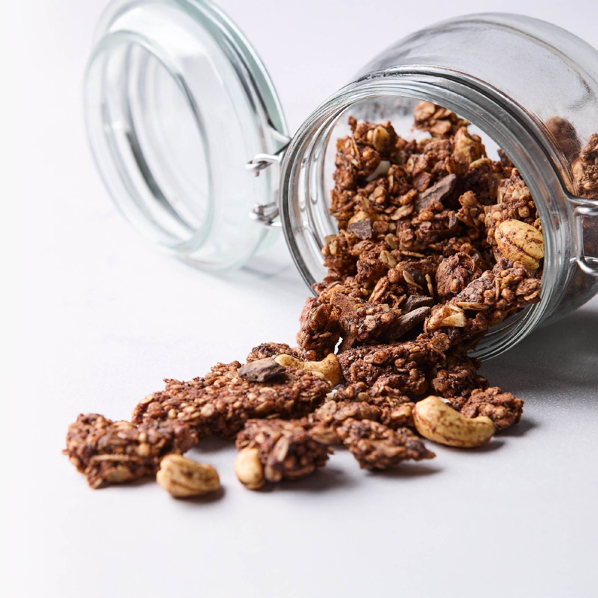BrainMax Pure Granola Low Carb, Kakaová, BIO, 400 g Obrázek