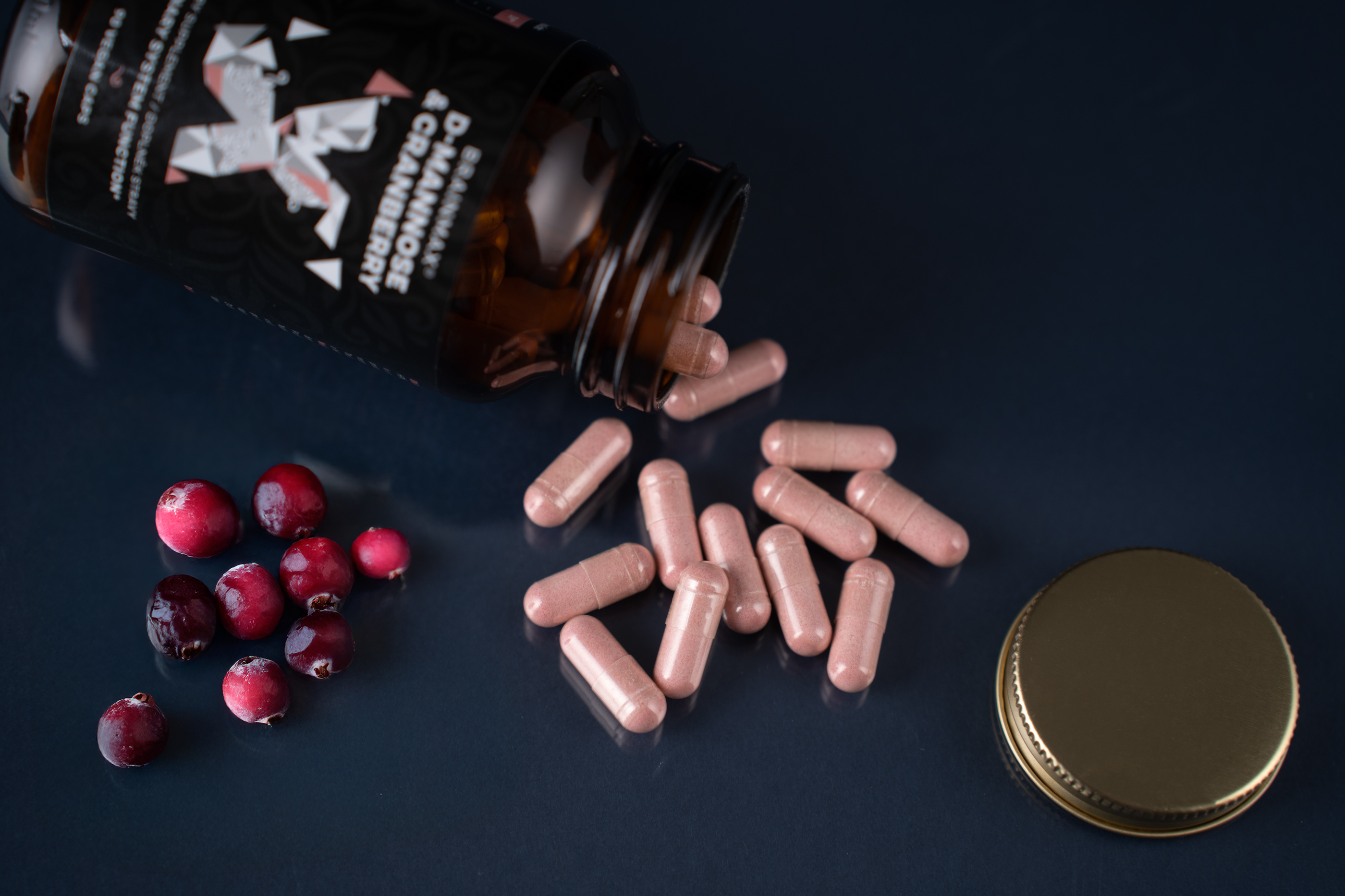 BrainMax D-Mannose & Cranberry, 90 rostlinných kapslí Obrázek