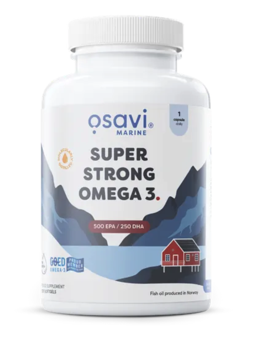 Osavi Super Strong Omega 3, 500 EPA / 250 DHA, 120 lágyzselé