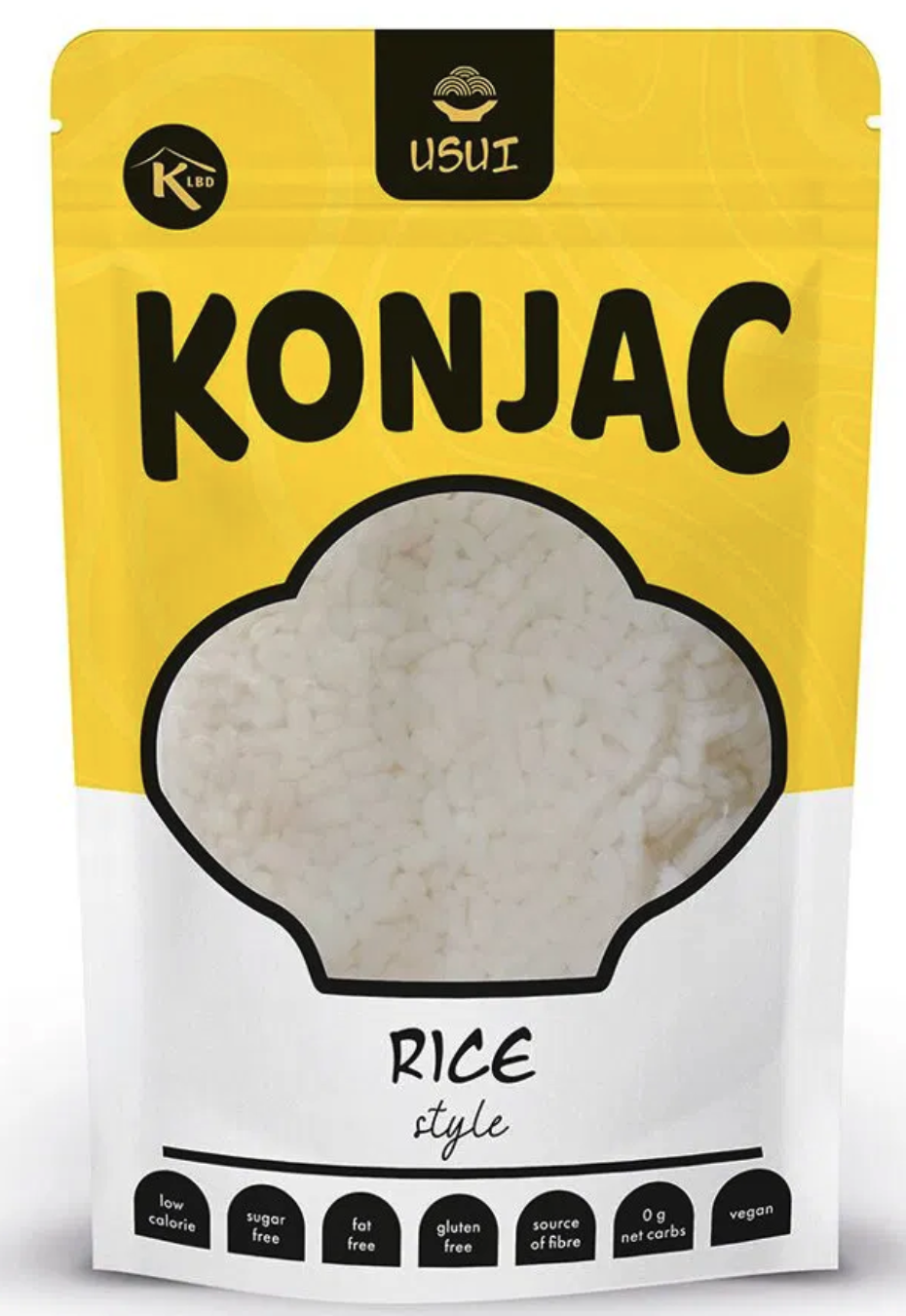 Usui Konjaková rýže v nálevu 270 g Obrázek