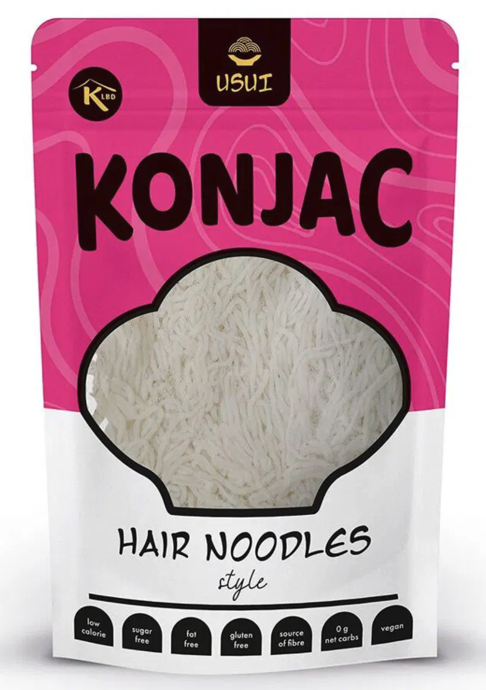 Usui Konjakové vlasové nudle v nálevu 270 g Obrázek