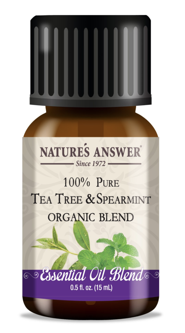 Nature's Answer Tea Tree & Spearmint Blend, Essential Oil, Tea Tree a Máta klasnatá, esenciální olej, BIO, 15 ml Obrázek