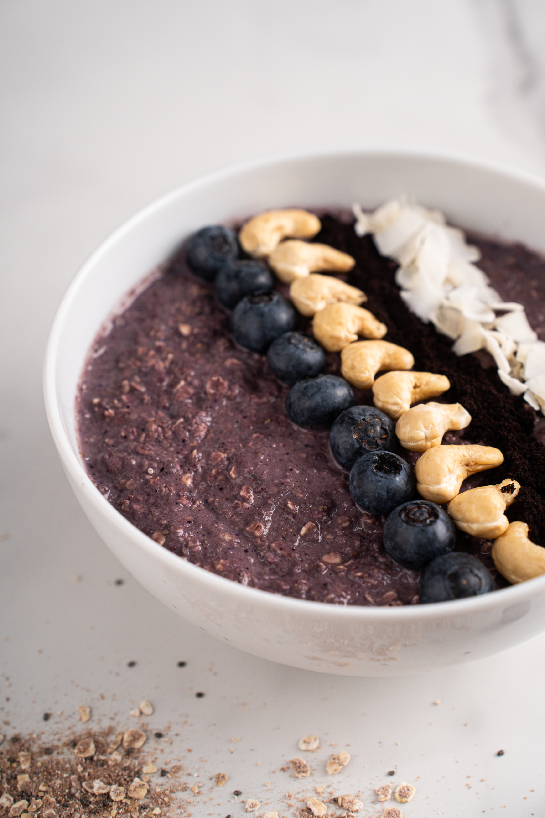 BrainMax Pure Smoothie bowl kaše, acai a borůvky, BIO, 400 g Obrázek