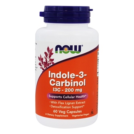 E-shop NOW® Foods NOW I3C (Indol-3-karbinol) s extraktom ľanových liganov, 60 rastlinných kapsúl