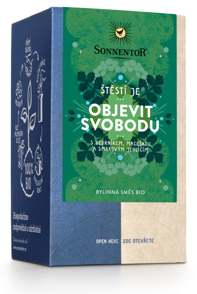 Sonnentor Štěstí je objevit svobodu BIO 27 g Obrázek