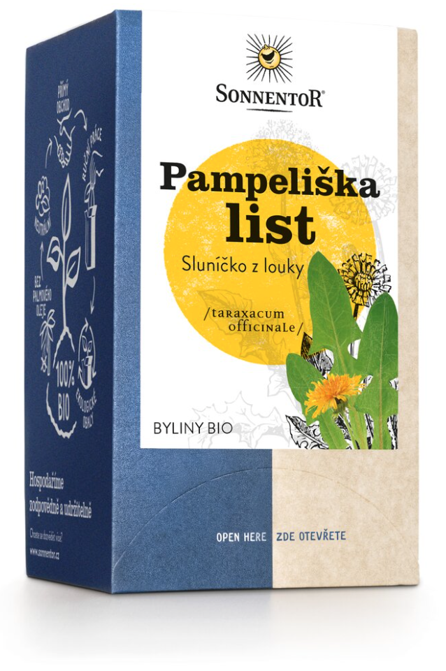 BIO Pampeliška list 18 x 1,2g - Sonnentor Obrázek
