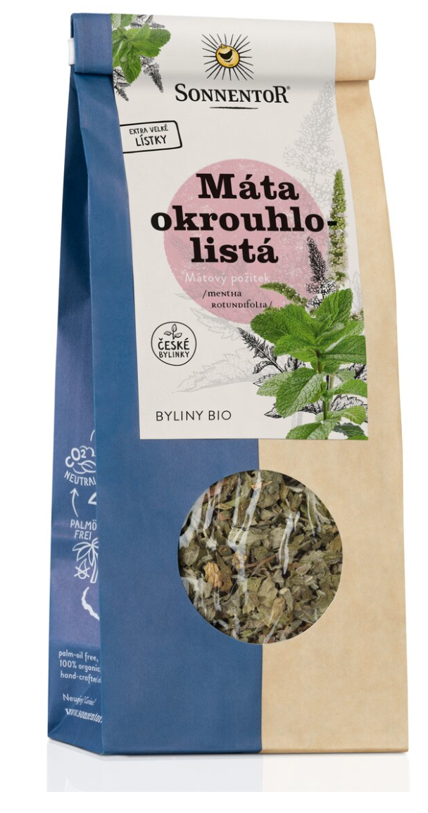 Sonnentor - Kereklevelű menta, laza, bio, 50 g