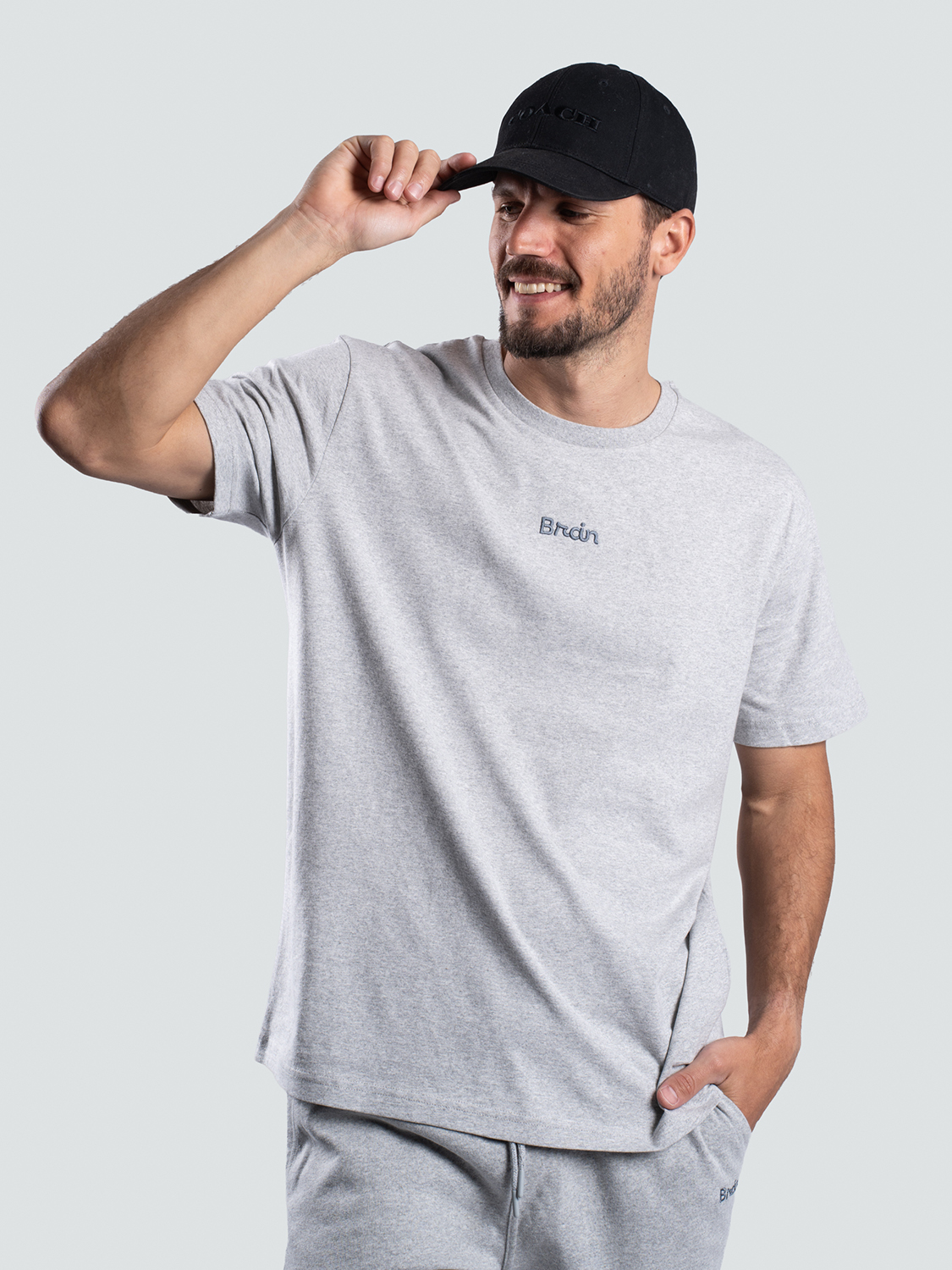 Unisex tričko, šedý melír Velikost: XS