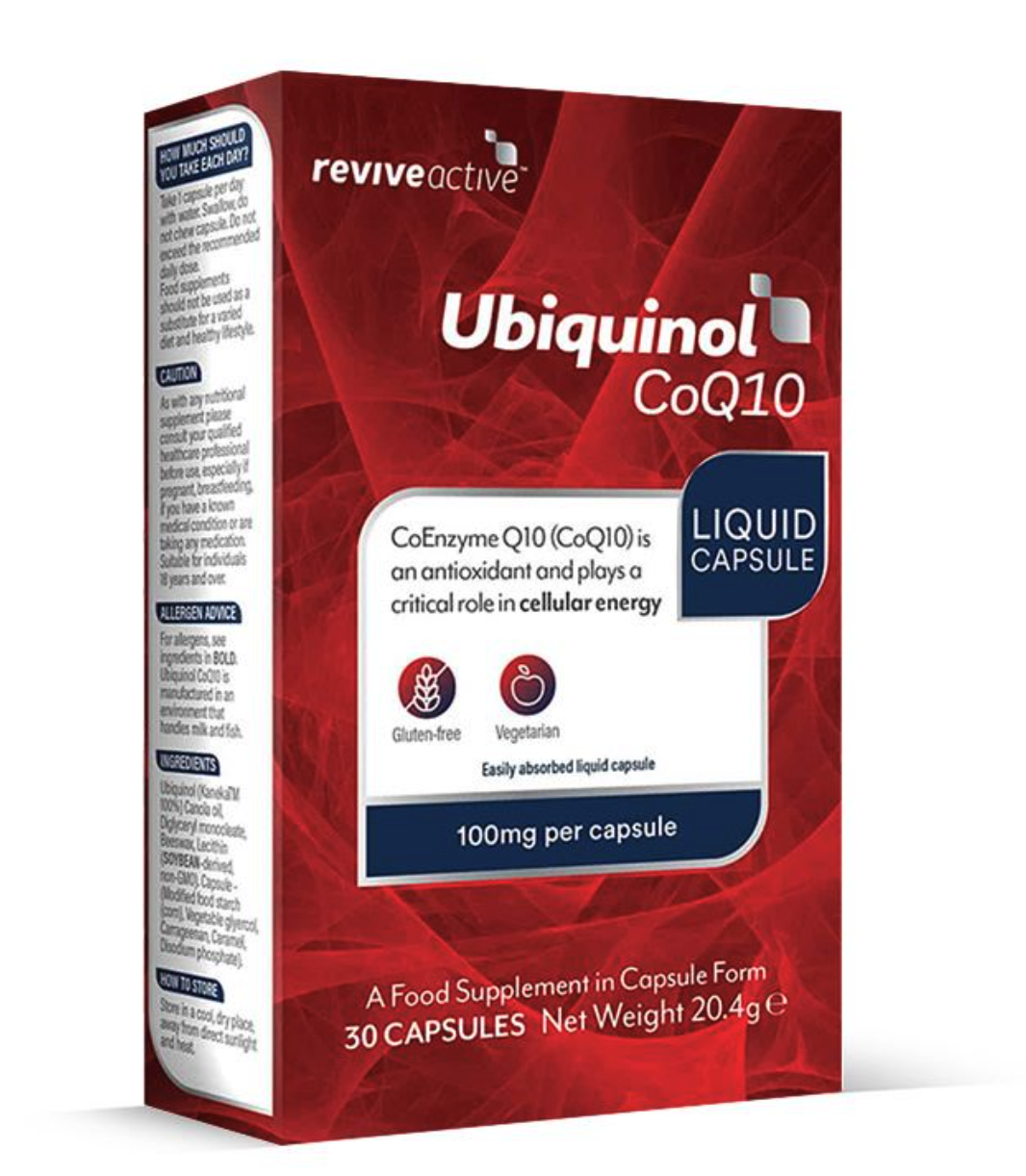 Revive Active Ubiquinol CoQ10, koenzym Q10, 30 kapslí