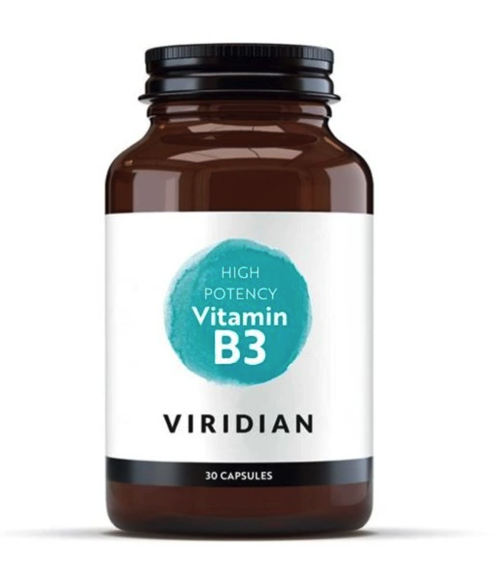 Viridian High Potency Vitamin B3 250 mg 30 kapslí