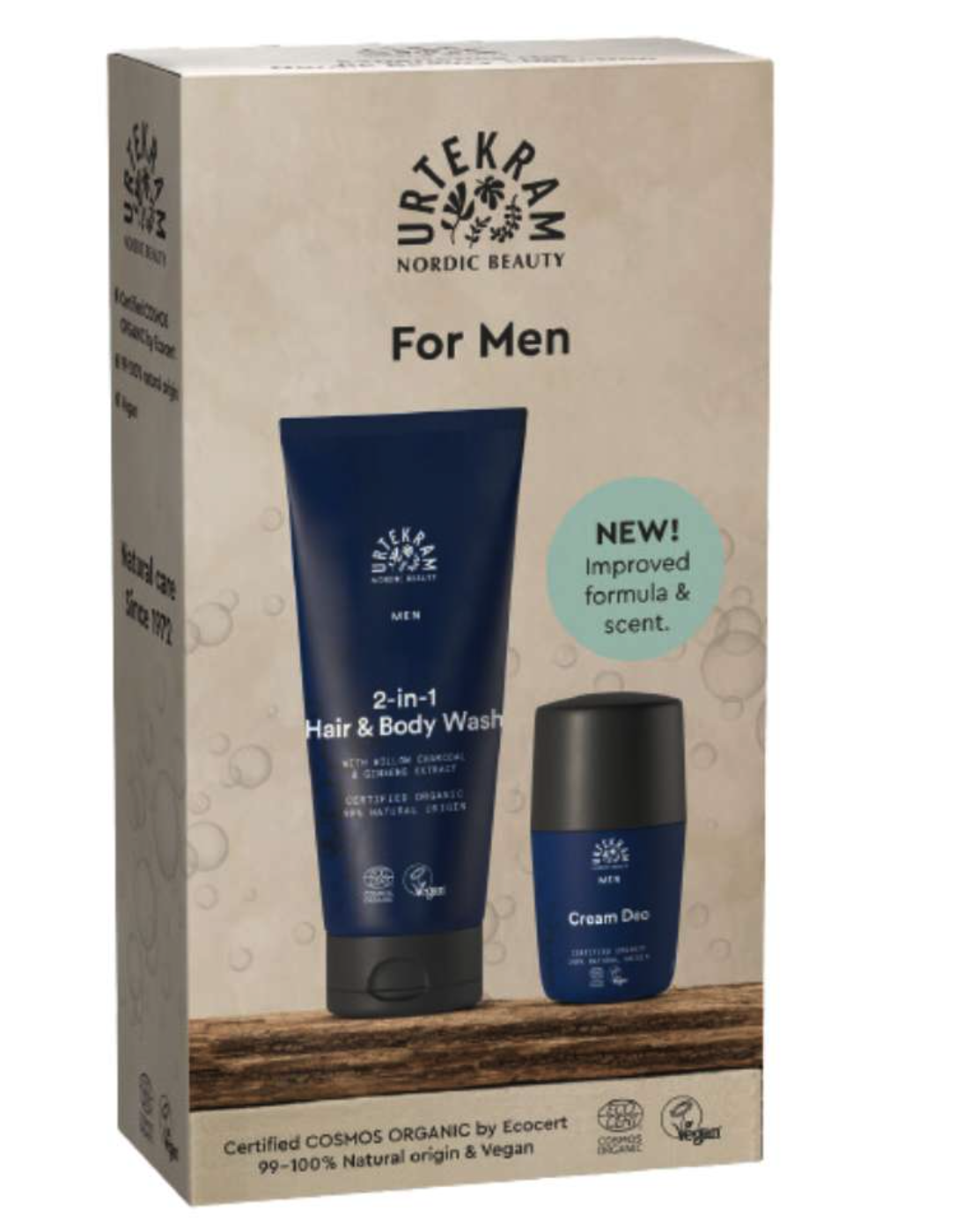 Urtekram For Men, Dárková sada pro muže, BIO