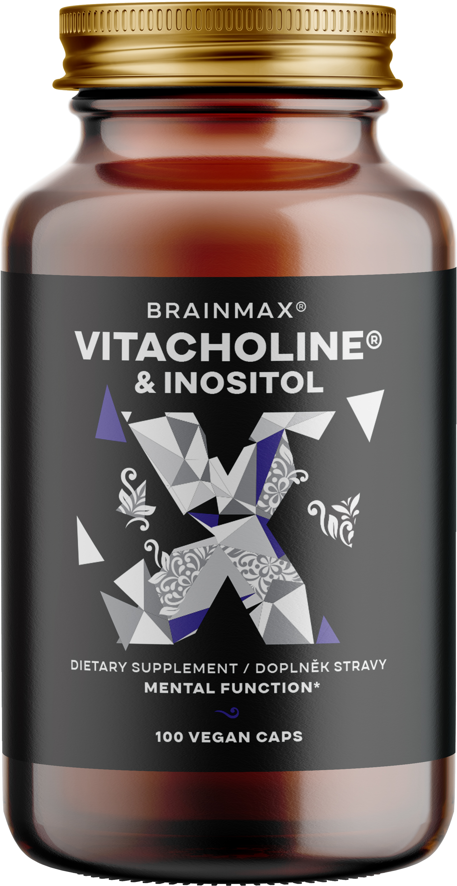 BrainMax VitaCholine® & Inositol, 100 rostlinných kapslí