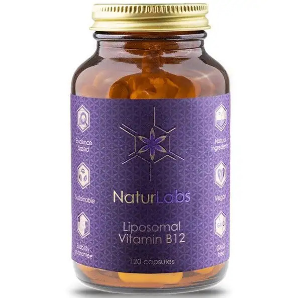 NaturLabs Vitamín B12 v lipozomální formě 120 kapslí Obrázek