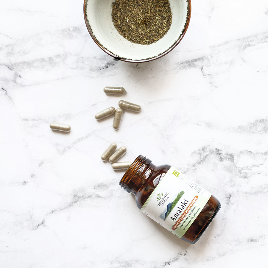 Organic India Amalaki antioxidant s přírodním vitaminem C 60 kapslí Obrázek