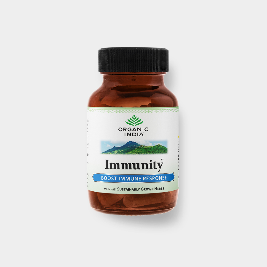 Organic India Immunity EN – Pro obranyschopnost organismu BIO 60 kapslí Obrázek