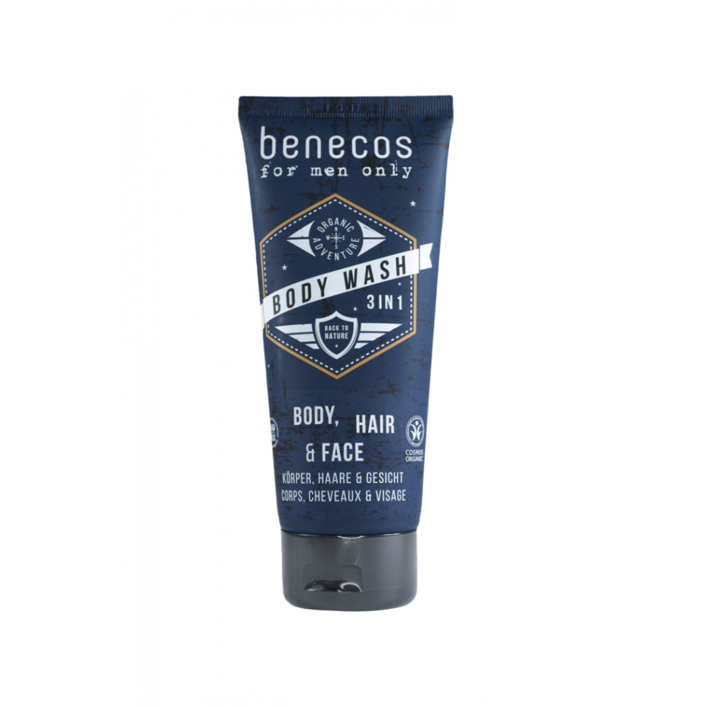Benecos - Sprchový gel pro muže 3v1, 200 ml BIO Obrázek
