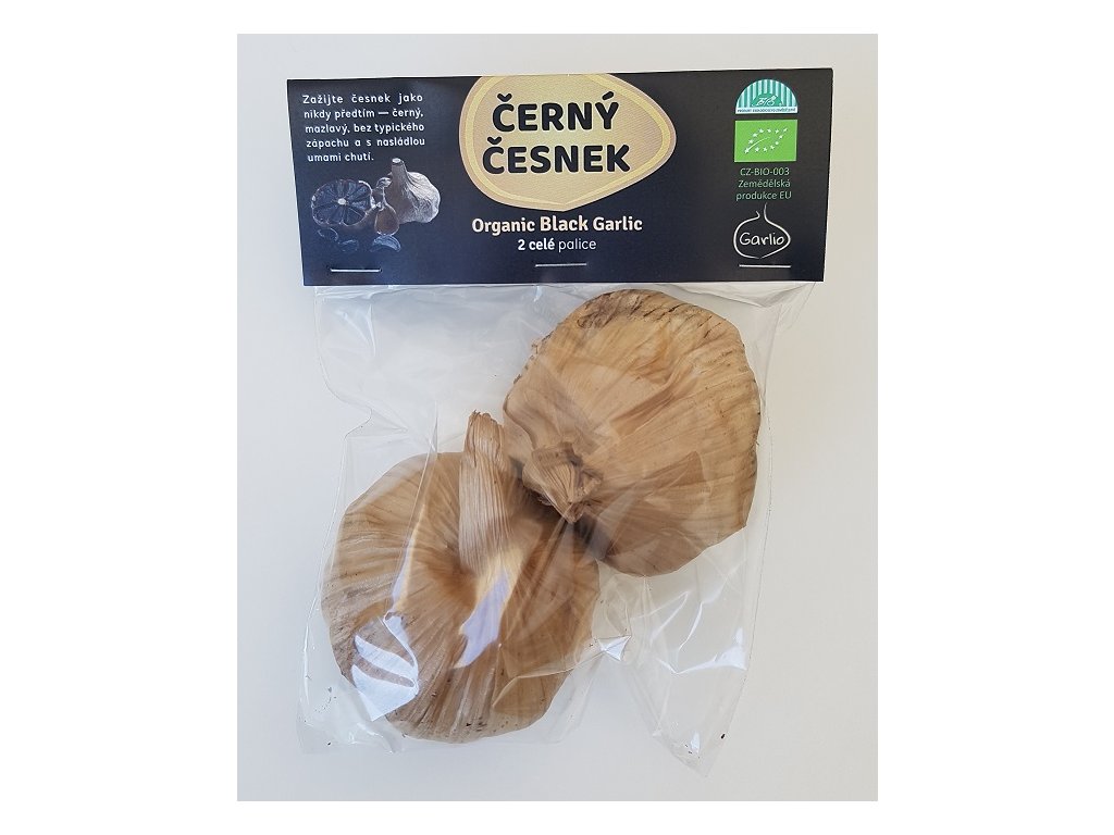 Garlio Bio černý česnek 2 celé palice Obrázek