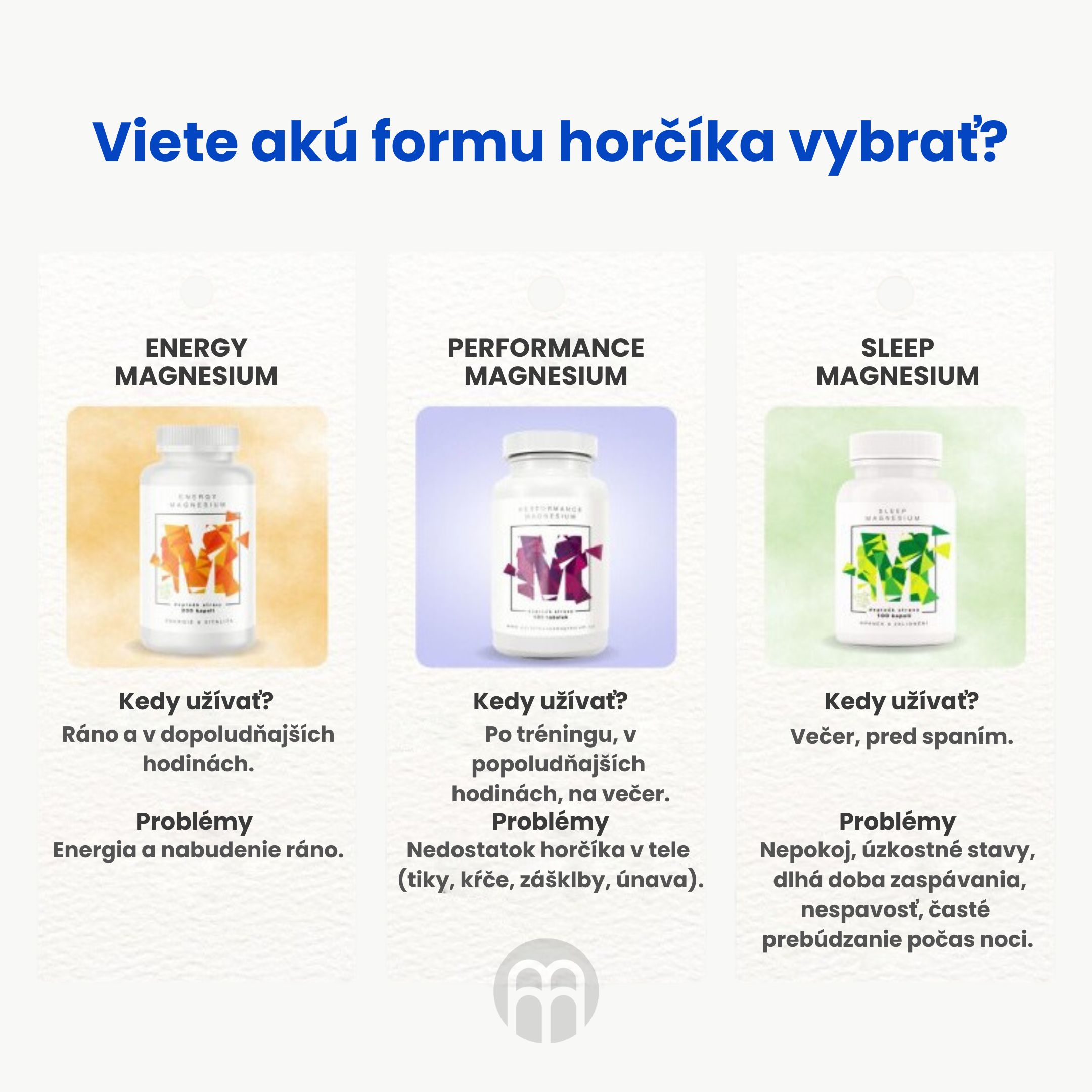 Performance Magnesium 1000 mg 100 tbl. (Hořčík + Vitamín B6) Obrázek