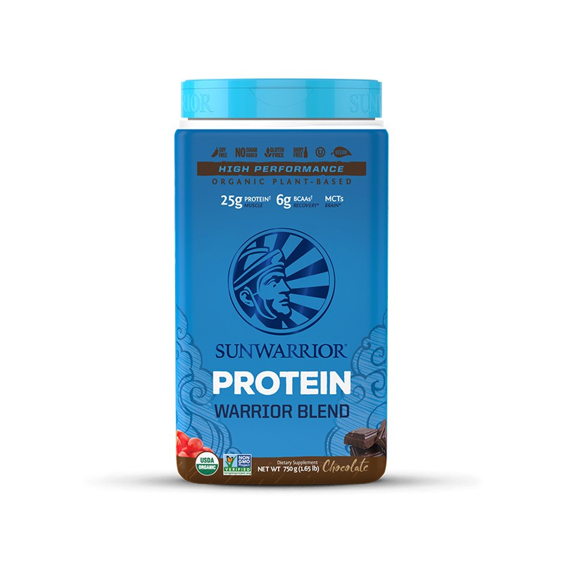 Sunwarrior Protein Blend BIO - Čokoládový - 750g Obrázek