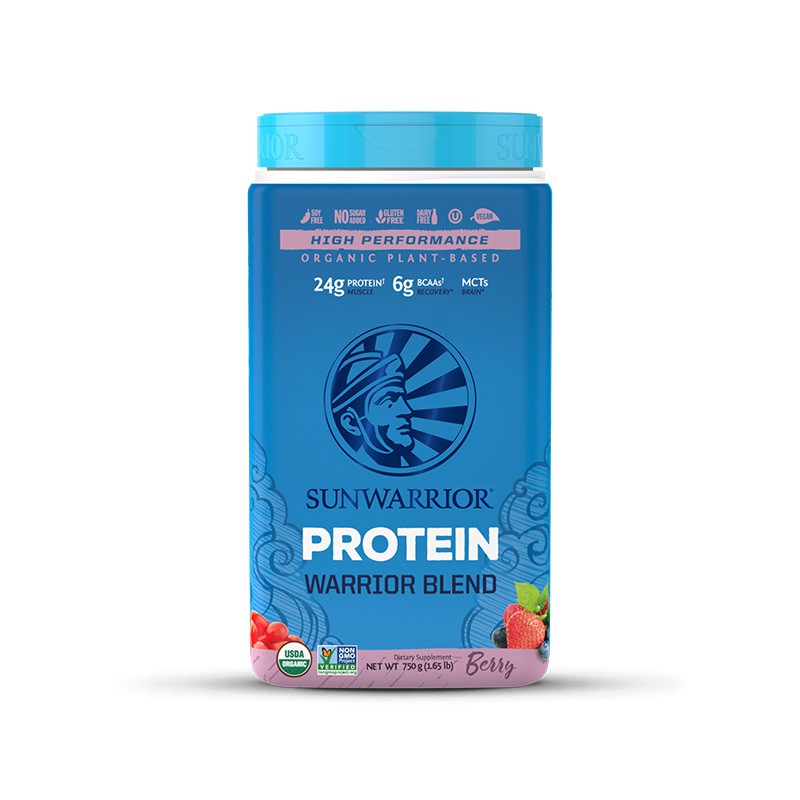 E-shop Sunwarrior Protein Blend BIO - Lesné plody - 750g