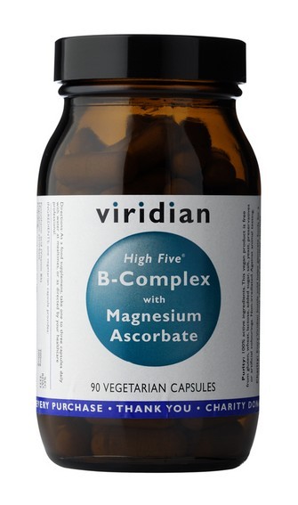 E-shop Viridian High Five B Complex with Magnesium Ascorbate 90 kapsúl