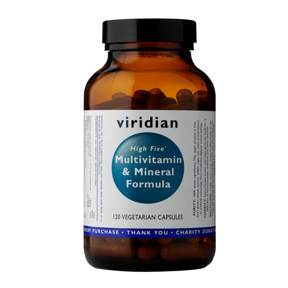 Viridian High Five Multivitamin & Mineral Formula Počet kapsúl: 120