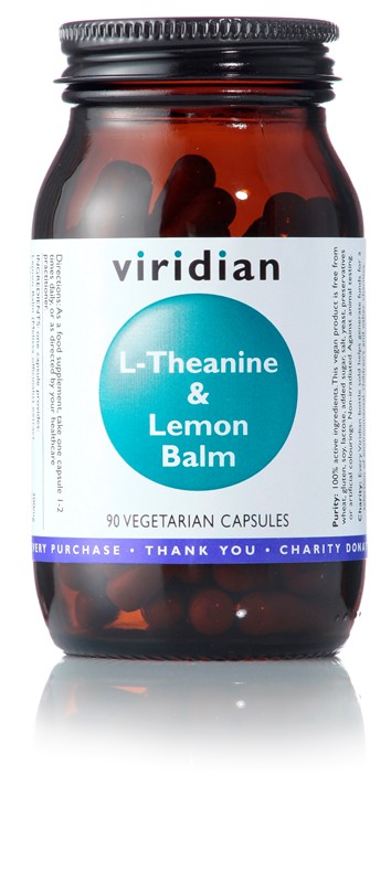 E-shop Viridian L-Theanine & Lemon Balm 90 kapsúl