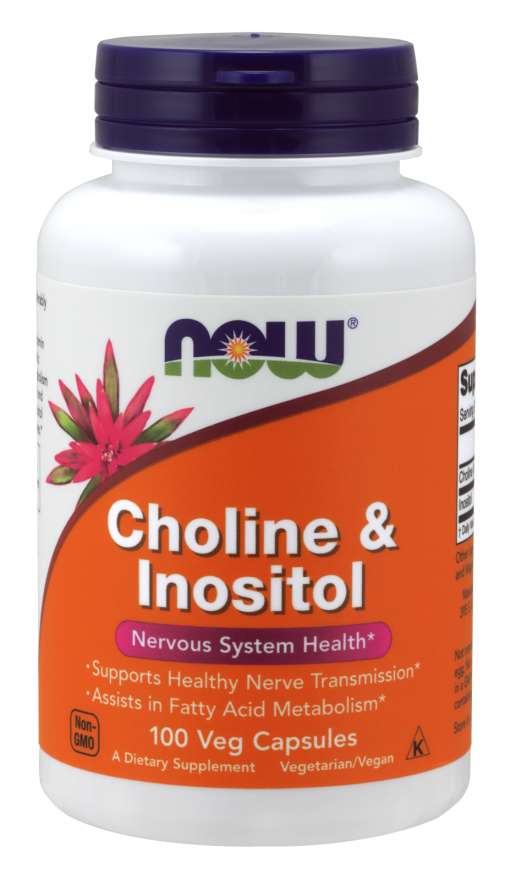 E-shop NOW® Foods NOW Cholin & Inositol, 500 mg, 100 kapsúl