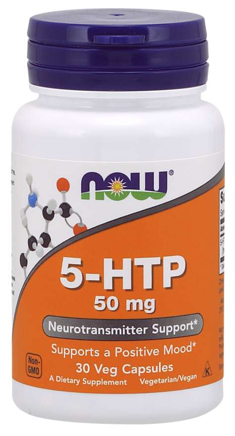 E-shop NOW® Foods NOW 5-HTP, 50 mg, 30 rastlinných kapsúl