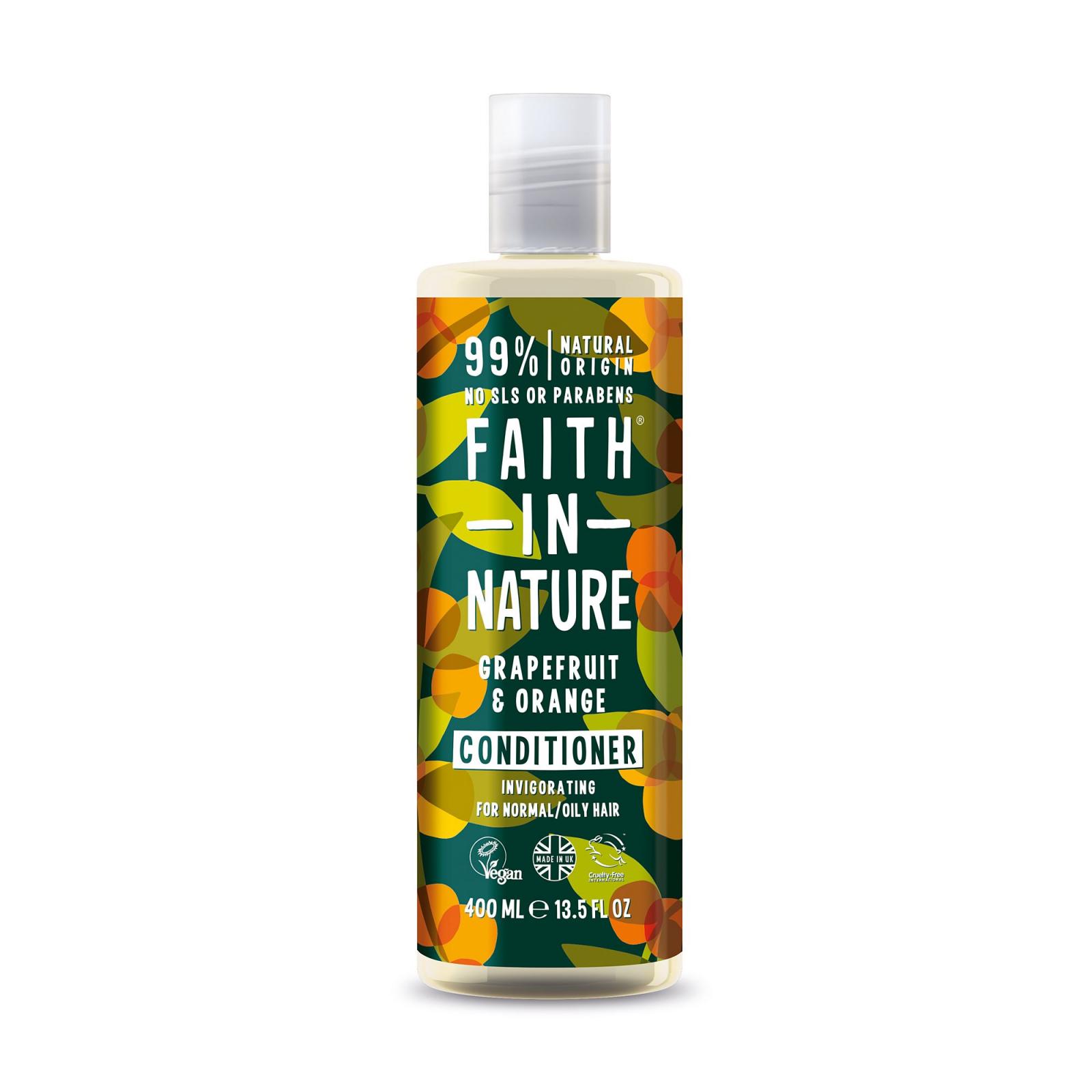 E-shop Faith in Nature - prírodný kondicionér grapefruit & pomaranč, 400 ml