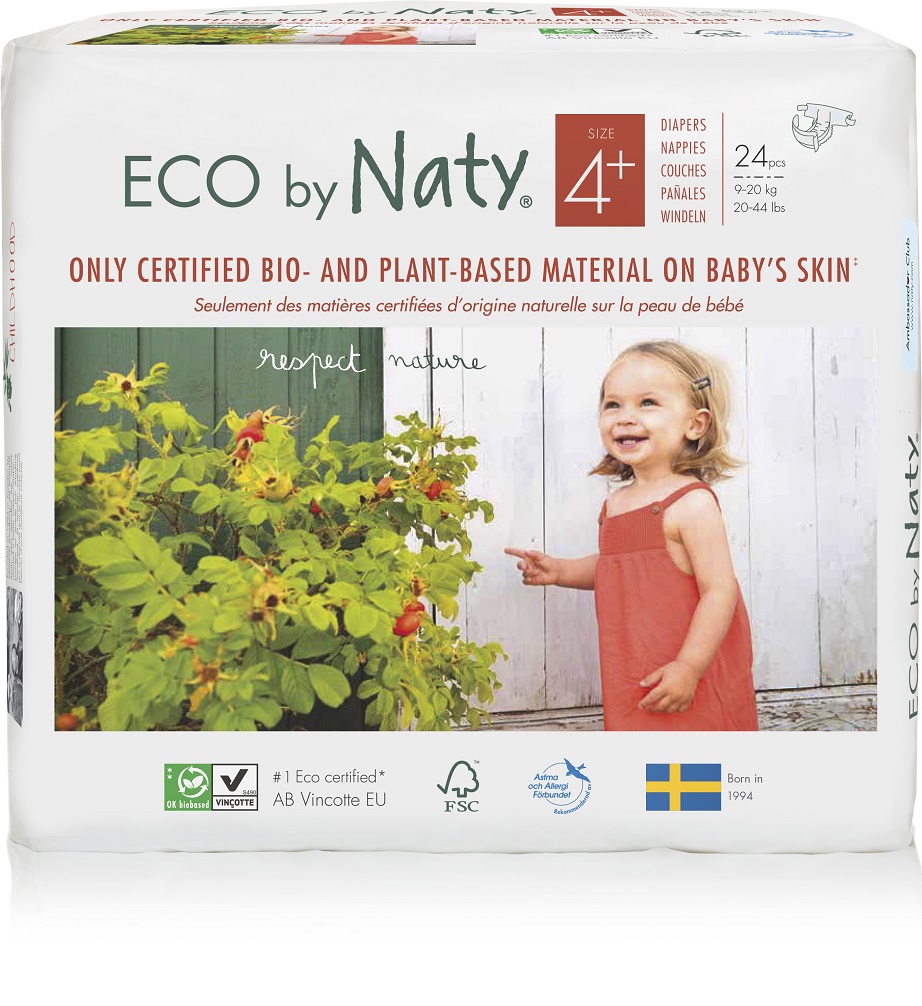 E-shop ECO by Naty Naty - Plenky Maxi+ 9-20 kg Balenie: 24 ks