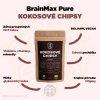 BrainMax Pure® Raw Coconut chips, Kokosové chipsy BIO, 100 g  *CZ-BIO-001 certifikát