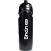 BrainMax plastová fľaša na vodu, bidon, čierna, 750 ml
