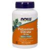 NOW Potassium Citrate (draslík ako citrát draselný), 99 mg, 180 rastlinných kapsúl