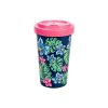 woodway opakovane pouzitelny kelimek na kavu z prirodniho materialu 500ml tropical pink